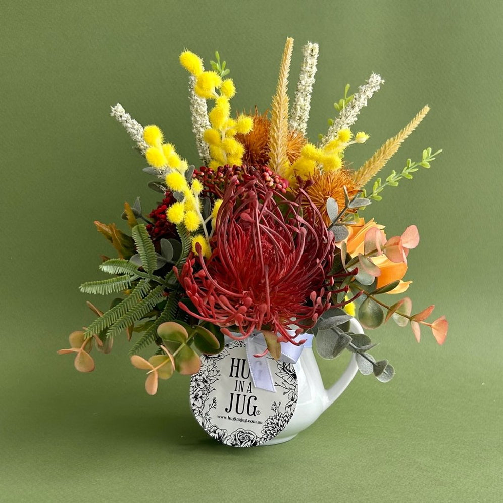 Artificial Hug In A Jug Bendigo – The Petal Factory