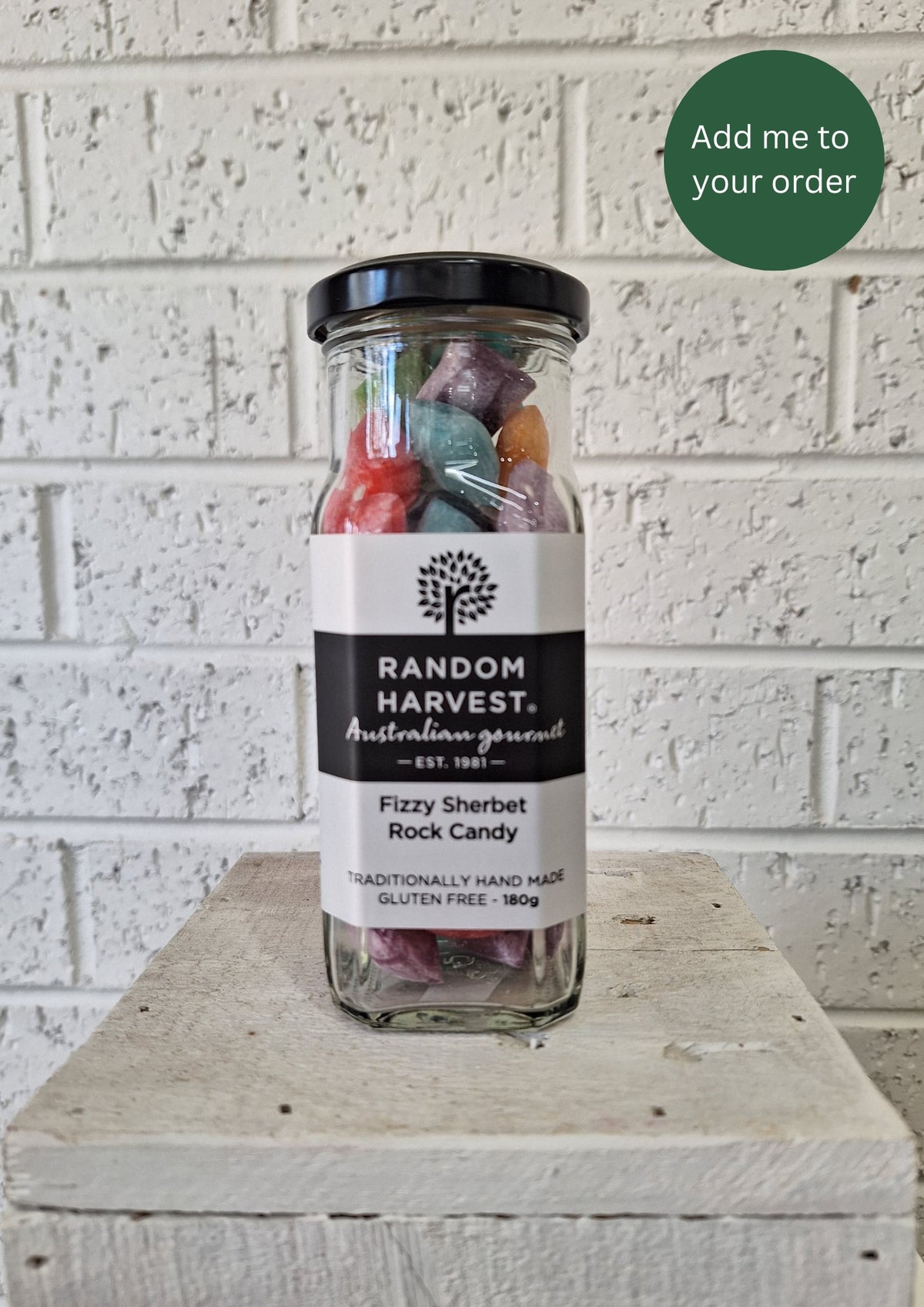 Rock Fizzy Randy Fizzy Sherbet Rock Candy – The Petal Factory
