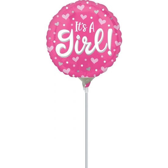 It's A Girl! Pink Balloon Bendigo Florist Flower Delivery