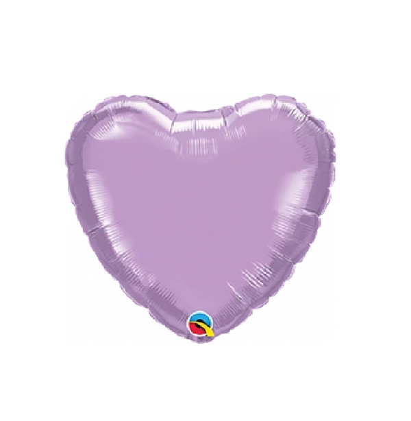 Love Heart Pale Purple Balloon Bendigo Florist Flower Delivery